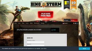 
                            2. Dino Storm - Account