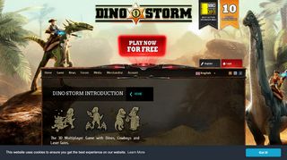 
                            5. Dino Storm - General Introduction about our free Online Game