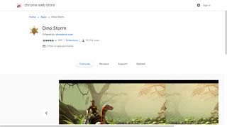 
                            10. Dino Storm - Google Chrome