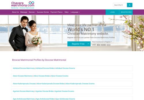 
                            10. Diocese Matrimony, Diocese Matrimonial - ChavaraMatrimony.com
