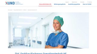 
                            8. Dipl. Fachfrau/Fachmann Operationstechnik HF – XUND