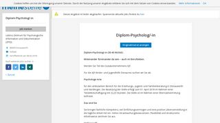 
                            11. Diplom-Psycholog/-in - Donauwörth | Jobbörse meinestelle.de