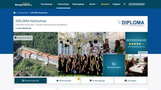 
                            8. DIPLOMA Hochschule - 52 Bewertungen zum Studium - Studycheck