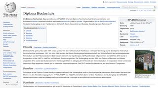 
                            9. Diploma Hochschule – Wikipedia