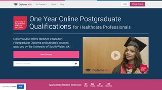 
                            9. Diploma MSc - Postgraduate Diploma and MSc 1 year online ...