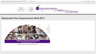 
                            1. Diplomado Para Supervisores 2016-2017 - Desarrollo DGDGE