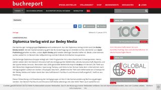 
                            7. Diplomica Verlag wird zur Bedey Media - buchreport