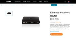
                            11. DIR-100 Ethernet Broadband Router | D-Link