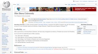 
                            8. Dire Dawa University - Wikipedia