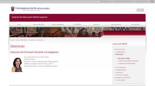 
                            2. Dirección de Formación Docente e Investigación - SEMS - UdG