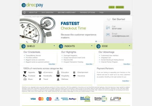 
                            5. DirecPay - Payment Gateway India, Online Merchant Account Services ...