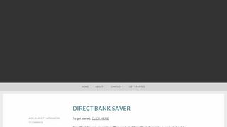 
                            12. DIRECT BANK SAVER – DBS ON WORDPRESS