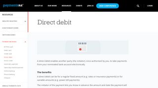 
                            4. Direct debit | Payments NZ