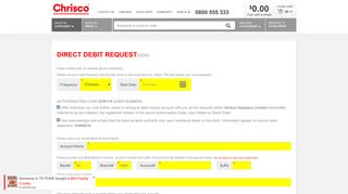
                            12. Direct Debit Request - Chrisco Hampers New Zealand