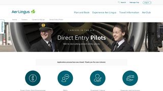 
                            8. Direct Entry Pilots - Aer Lingus