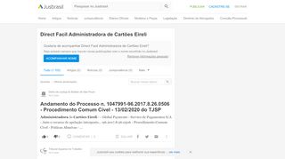 
                            5. Direct Facil Administradora de Cartões Eireli - JusBrasil