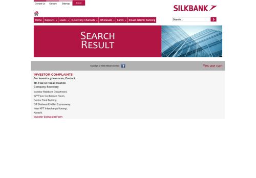 
                            3. Direct Internet Banking - Silk BanK