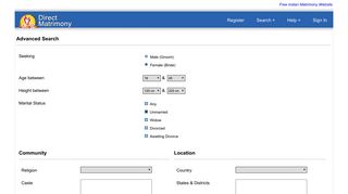 
                            2. Direct Matrimony - Free Indian Matrimony, free Matrimonial Profiles in ...