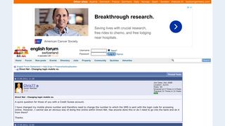 
                            8. Direct Net - Changing login mobile no. - English Forum Switzerland