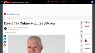 
                            10. Direct Pay Online acquires Setcom | ITWeb