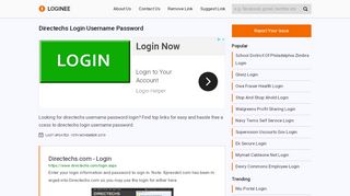 
                            3. Directechs Login Username Password