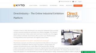 
                            5. DirectIndustry | The Online Industrial Exibition - Kyto