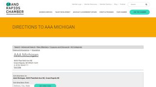 
                            8. Directions to AAA Michigan - Grand Rapids Area Chamber ...
