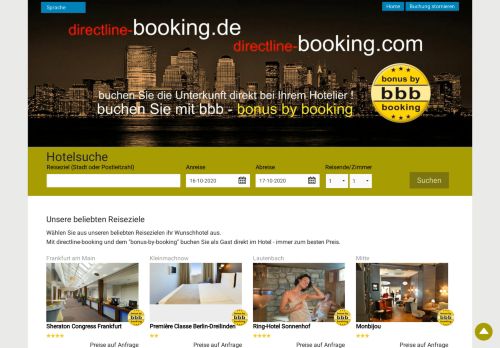 
                            9. directline-booking.de | Das Hotelbuchungsportal, wo der Gast direkt ...