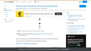 
                            4. Directly login to facebook with access token - Stack Overflow