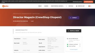 
                            5. Director Magazin (CrewShop Otopeni), SC MILLENIUM PRO DESIGN ...