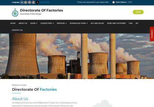 
                            5. Directorate Of Factories