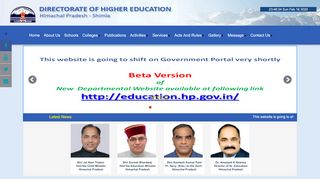 
                            10. Directorate of Higher Education Himachal Pradesh