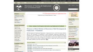 
                            1. Directorate of Training & Employment, Govt. of Uttarakhand (India)