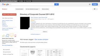 
                            9. Directory of Corporate Counsel 2011-2012