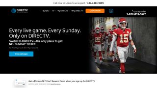 
                            6. DIRECTV NOW Packages - $40/mo | New Customer - TV Offer