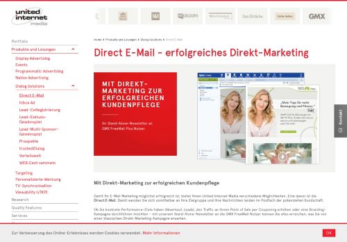 
                            3. Direkt-Marketing: Stand-Alone-Newsletter an GMX FreeMail Nutzer ...