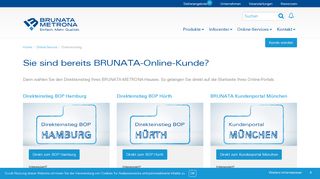 
                            2. Direkteinstieg - BRUNATA-METRONA