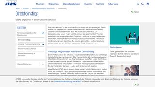 
                            3. Direkteinstieg | KPMG | DE - Global
