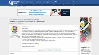 
                            5. Direkten Zugriff auf 1und1 MySQL Datenbank? | ComputerBase Forum