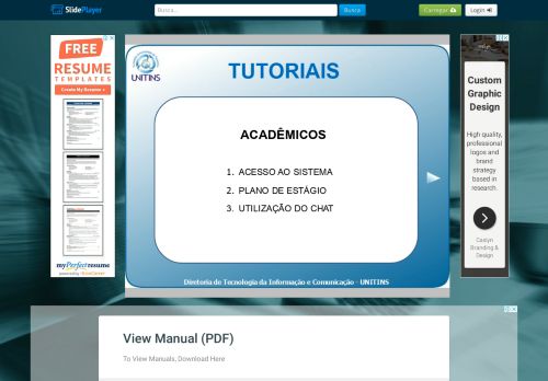 
                            11. Diretoria de Tecnologia da Informação e Comunicação - UNITINS ...