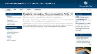 
                            1. Direzione Informatica, Telecomunicazioni e Fonia - Ict ... - uniPi