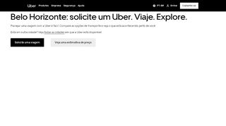 
                            3. Dirija ou viaje com a Uber em Belo Horizonte | Uber