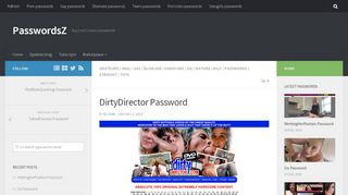 
                            2. DirtyDirector Password | PasswordsZ