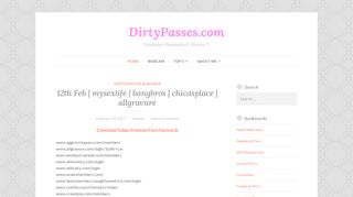 
                            10. DirtyPasses.com - Page 117 of 418 - Hardcore Photosets & Movies !!