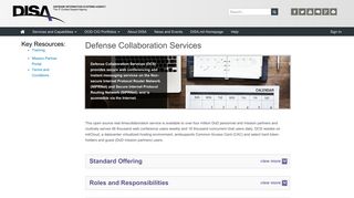 
                            13. DISA: Defense Collaboration Services (DCS)