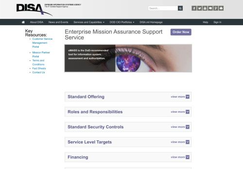 
                            2. DISA - Enterprise Mission Assurance Support Service  ...