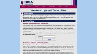 
                            6. DISA - Members Login