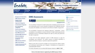 
                            5. Disability Funding - EMS Assessors