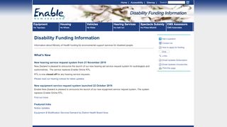 
                            7. Disability Funding - Home