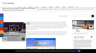 
                            3. Disable and Turn Off Windows XP Login Screen and Show ...